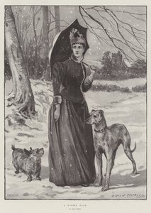 A Winter Walk by Alfred Withers